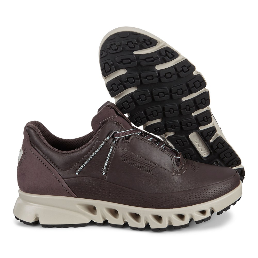 Tenis Outdoor Mujer - ECCO Multi-Vent - Grises Oscuro - YFA253674